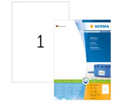 Kleebisetiketid Herma Premium - 210x297mm (A4), 100 lehte